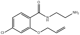 2-(알릴옥시)-N-(2-아미노에틸)-4-클로로벤즈아미드 구조식 이미지
