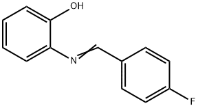 o-(p-Fluorobenzylideneamino)phenol Structure