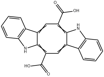 6,13-Dihydrodibenzo[b,i]phenazine-5,12-dicarboxylic acid Structure