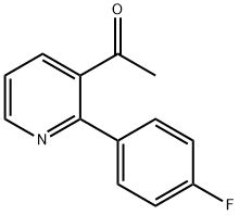 3-ACETYL-2-(4-FLUOROPHENYL)-PYRIDINE Structure