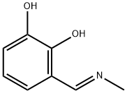 1,2-Benzenediol, 3-[(E)-(methylimino)methyl]- (9CI) Structure