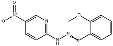 N-[(2-methoxyphenyl)methylideneamino]-5-nitro-pyridin-2-amine Structure