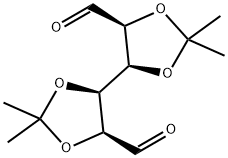 D-만노-헥소디알도스,2,3:4,5-비스-O-(1-메틸에틸리덴)- 구조식 이미지