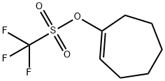 1-(트리플루오로메틸술포닐옥시)시클로헵텐 구조식 이미지