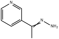 Ethanone, 1-(3-pyridinyl)-, hydrazone (9CI) Structure
