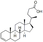 chol-3-en-24-oic acid Structure