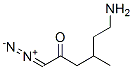 (3S,4S)-3-Z-AMINO-1-DIAZO-4-METHYL-2-HEXANONE Structure