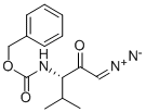 (3S)-3-Z-AMINO-1-DIAZO-4-METHYL-2-PENTANONE 구조식 이미지