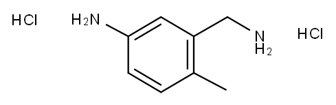 5-AMINO-2-METHYL-BENZENEMETHANAMINE DIHYDROCHLORIDE Structure