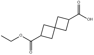 6-(Ethoxycarbonyl)spiro[3.3]heptane-2-carboxylic acid Structure