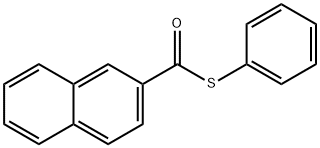 2-Naphthalene(thiocarboxylic acid)S-phenyl ester Structure