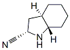 1H-Indole-2-carbonitrile,octahydro-,(2S,3aR,7aS)-(9CI) 구조식 이미지