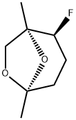 6,8-Dioxabicyclo[3.2.1]octane,2-fluoro-1,5-dimethyl-,(1S,2S,5S)-(9CI) Structure