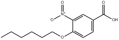 4-(hexyloxy)-3-nitrobenzoic acid Structure