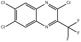 2,6,7-Trichloro-3-(trifluoromethyl)quinoxaline 구조식 이미지
