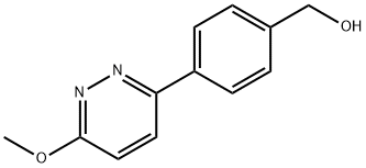 3-(6-Methoxypyridazin-3-yl)benzyl alcohol Structure