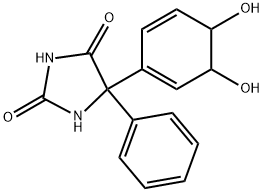 5-(3,4-dihydroxy-1,5-cyclohexadien-1-yl)-5-phenylhydantoin Structure