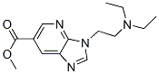 3-[2-(디에틸아미노)에틸]-3H-이미다조[4,5-b]피리딘-6-카르복실산메틸에스테르 구조식 이미지
