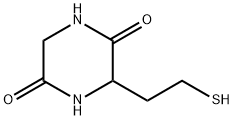 2,5-Piperazinedione,3-(2-mercaptoethyl)-(8CI) Structure