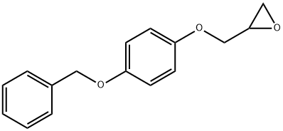 [[p-(benzyloxy)phenoxy]methyl]oxirane Structure