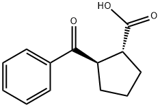 TRANS-2-BENZOYLCYCLOPENTANE-1-CARBOXYLIC ACID Structure