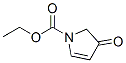 1H-Pyrrole-1-carboxylicacid,2,3-dihydro-3-oxo-,ethylester(9CI) 구조식 이미지