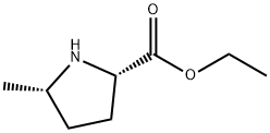 Proline, 5-methyl-, ethyl ester, cis- (8CI) Structure