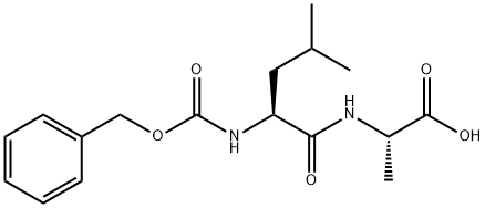 Z-L-LEUCYL-L-ALANINE 구조식 이미지