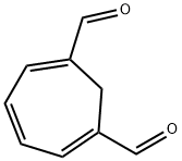 3,5,7-Cycloheptatriene-1,3-dicarboxaldehyde (8CI,9CI) Structure