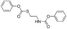 N-[2-[[(Phenoxy)carbonyl]thio]ethyl]carbamic acid phenyl ester Structure
