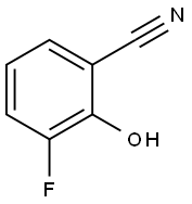 Benzonitrile, 3-fluoro-2-hydroxy- Structure
