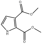 1H-Pyrrole-2,3-dicarboxylic acid dimethyl ester Structure