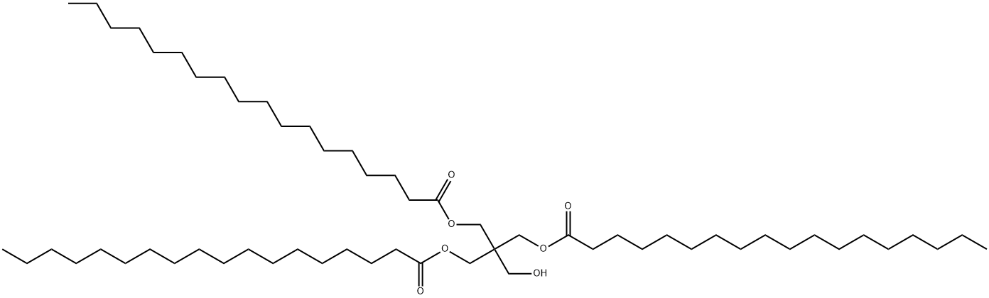 2-(hydroxymethyl)-2-[[(1-oxooctadecyl)oxy]methyl]propane-1,3-diyl distearate Structure