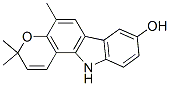 3,11-디하이드로-3,3,5-트리메틸피라노[3,2-a]카르바졸-8-올 구조식 이미지