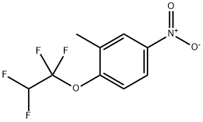 2-TETRAFLUOROETHOXY-5-NITROTOLUENE Structure