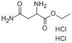 에틸2,4-디아미노-4-옥소부타노에이트디히드로클로라이드 구조식 이미지