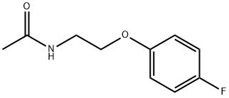 N-[2-(4-fluorophenoxy)ethyl]acetamide Structure