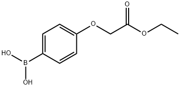 4-(2-ETHOXY-2-OXOETHOXY)BENZENEBORONIC ACID 98 Structure