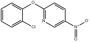 2-(2-Chlorophenoxy)-5-nitropyridine 구조식 이미지