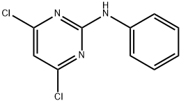 4,6-디클로로-N-페닐-2-피리미딘아민 구조식 이미지