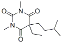 5-Ethyl-1,3-dimethyl-5-(3-methylbutyl)-2,4,6(1H,3H,5H)-pyrimidinetrione 구조식 이미지