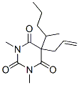5-Allyl-1,3-dimethyl-5-(1-methylbutyl)barbituric acid Structure