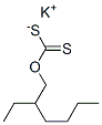 potassium O-(2-ethylhexyl) dithiocarbonate Structure