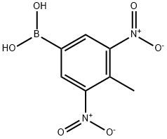 3,5-디니트로-4-메틸벤젠보론산 구조식 이미지