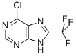 6-chloro-8-(trifluoromethyl)-9H-purine Structure