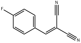 2-(4-FLUOROBENZYLIDENE)-MALONONITRILE Structure