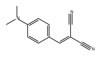 ((4-(DIMETHYLAMINO)PHENYL)METHYLENE)METHANE-1,1-DICARBONITRILE Structure