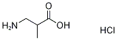 rac-3-AMinoisobutyric Acid Hydrochloride Structure