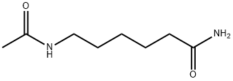 6-(아세틸아미노)헥산아미드 구조식 이미지