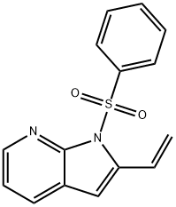 1-(phenylsulfonyl)-2-vinyl-1H-pyrrolo[2,3-b]pyridine Structure